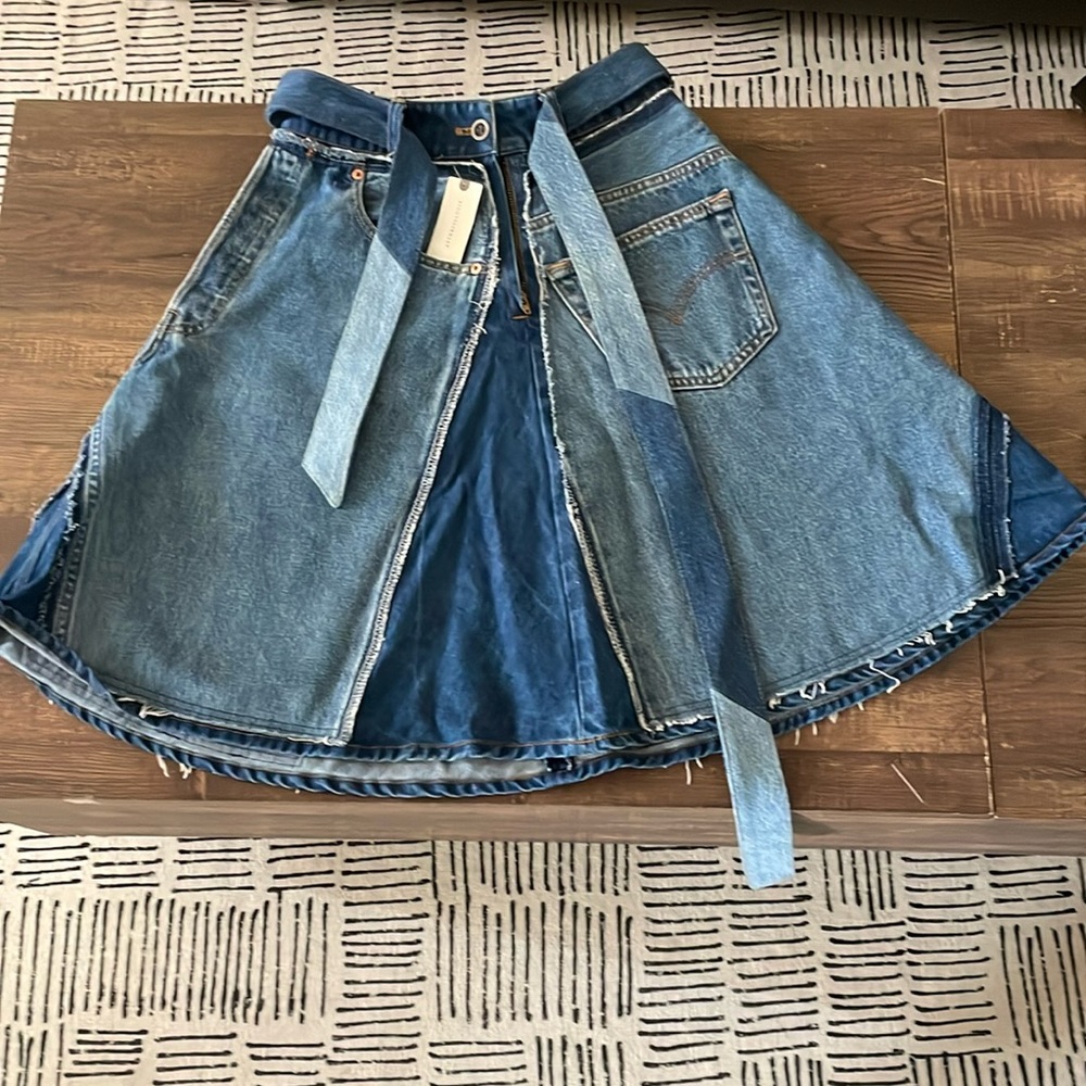Denim Skirt Anthropologie